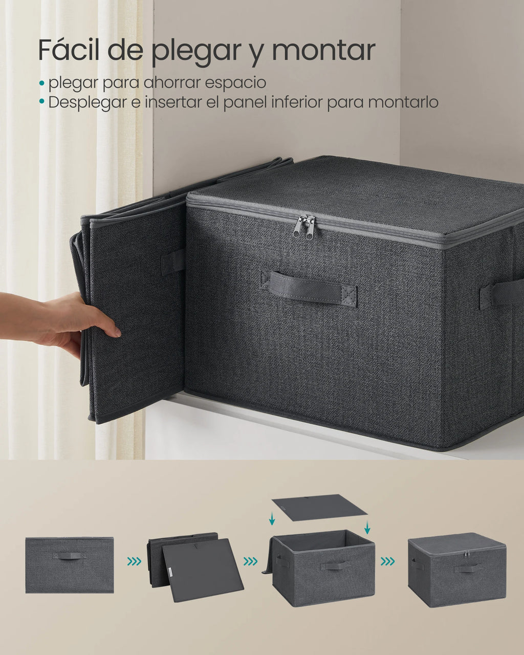 Cajas de Almacenamiento Plegables
