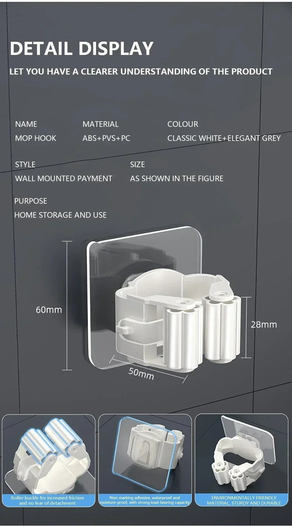 Soporte Adhesivo de Pared